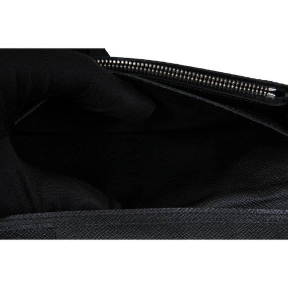 Louis Vuitton Brazza Long Wallet Black Damier Graphite 16 Card Wallet Canvas - Picture 8 of 16